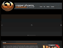 Tablet Screenshot of copperphoenixstudio.com